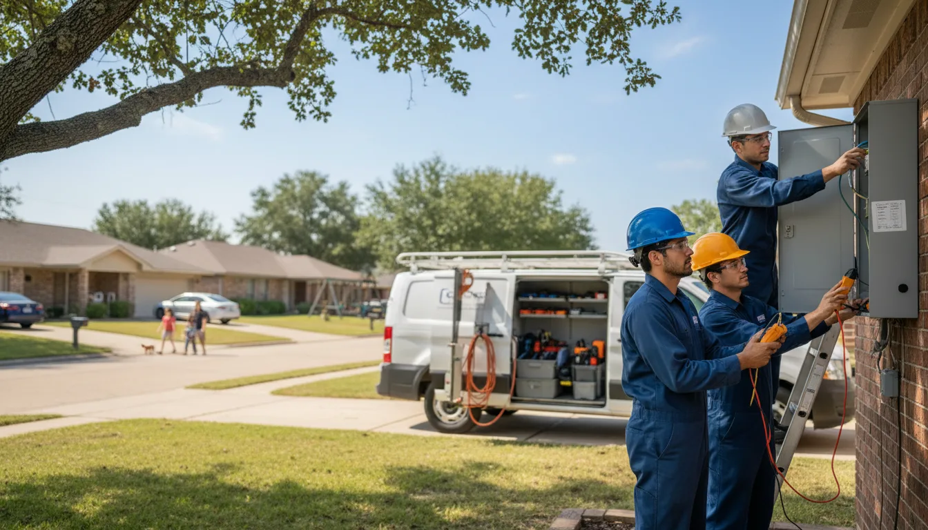 Certified electrician providing emergency electrical services in Ehrenberg, AZ